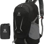 MIYCOO Lightweight Backpack for Men Women - Packable Hiking Travel Backpack - Foldable Outdoor Camping Waterproof Daypack Grey